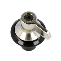 GENUINE SMEG GAS STOVE COOKTOP CONTROL KNOB - STAINLESS STEEL PGF95F-4