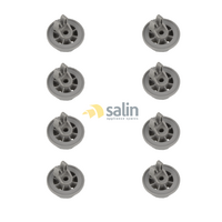 x8 GENUINE OEM ELECTROLUX DISHWASHER LOWER BASKET WHEELS 95600404700