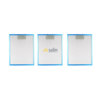 x3 GENUINE ILVE RANGEHOOD ALUMINIUM GREASE FILTERS 315MM x 270MM TO SUIT X39-90