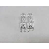 2 25W Simpson Oven Halogen Lamp Light Bulb Globe 63K906S 63K906W 63K914S 63K914W