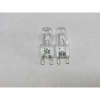 2 x AEG 900mm Dual Fuel Oven Halogen Lamp Light Bulb Globe 49669GO-MN 943000910