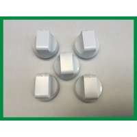 5 x Chef 935 Gas Cooktop White Control Knobs GHC935W*50 94325355650 Genuine Replacement