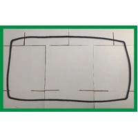 Chef 900mm Dual Fuel Oven Door Seal Gasket for CFE912SA 94300604700