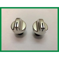 2 x Smeg Oven Control Knobs for SA380X, SA380X/1, SA410X-5, SA420X-5 Genuine Replacement