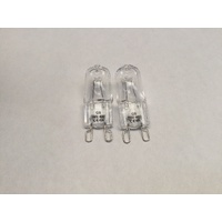2 x 40W AEG Oven Halogen Lamp Light Bulb Globe BE4003001M 944187006