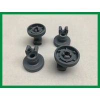 4 x Genuine Gorenje Dishwasher Upper Top Basket Wheel GV61124AU