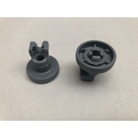 2 x Genuine Omega Dishwasher Upper Top Basket Wheel ODW204X