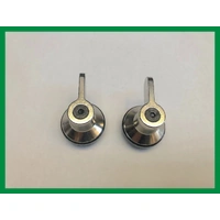 2 x Smeg Gas Cooktop Control Knobs for SA34AX, SA34AX1, SA34AXS1, SA36AX Models
