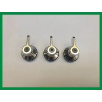 3 x Genuine Smeg Gas Cooktop Control Knob SNZ134SS SNZ34XGR1 SNZ34XGR3 SNZ34XGRC
