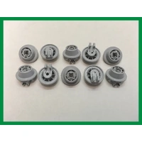 10 Pack Bosch Dishwasher Lower Basket Rack Wheels – Fits SMS40M12AU Series