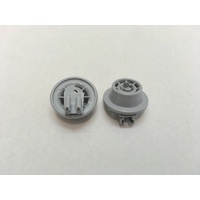 2 x Bosch Dishwasher Lower Bottom Basket Rack Wheel SMI50E45AU/01 SMI50E45AU/50