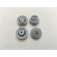 4 x Bosch Dishwasher Lower Bottom Basket Rack Wheel SMI50E45AU/01 SMI50E45AU/50