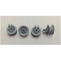 4 x Bosch Dishwasher Upper Top Basket Rack Wheel SMS50E32AU/06 SMS50E32AU/07