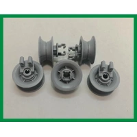 5 x Bosch Dishwasher Upper Basket Rack Roller Wheels – Fits SMS50E32AU/36, SMS50E32AU/41