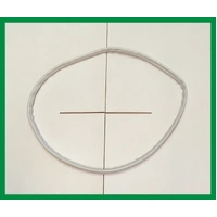 Siemens S46.59 Dryer Door Seal Gasket for WT46S590AU/17, WT46S590AU/20, Part 00656841