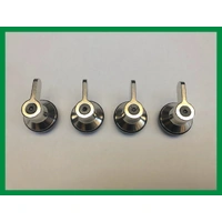 4 x Smeg Gas Cooktop Control Knobs Suits CIR93AX CIR93AX3 CIR93AXS CIR93AXS3 Genuine Replacement