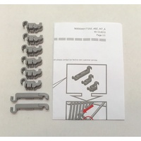 Genuine Bosch Dishwasher Flip Tine Holder Clip Kit SBV63M00AU/44 SBV63M00AU/51