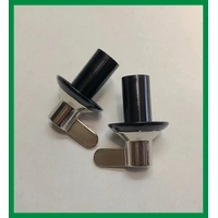 2 x Smeg Gas Cooktop Control Knobs PGA95F3 PGFA95F-2 Genuine Replacement