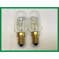 2 x Chef Classic Oven Lamp Light Bulb Globe for EOC690K EOC690S EOC690W