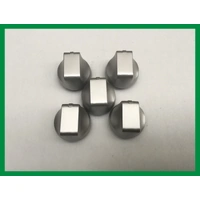 5 x Chef 607 Gas Cooktop Silver Control Knobs GHS607S 943253696 - Genuine Replacement