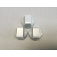 3 x Genuine Simpson 315 Gas Cooktop WHITE Control Knob 72J315W*50 94325355450
