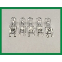 5 x 40W Smeg Pyrolytic Oven Halogen Lamp Light Bulb Globe SAP112-8 SAP112N-8