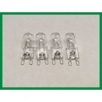 4 Pack 40W Halogen Oven Light Bulbs for Smeg SAC106B SAC106N SAC106S Models