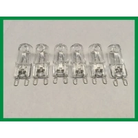 6 Pack 40W Halogen Oven Light Globes for Omega 600mm Stoves OF601XZ OF602XZ
