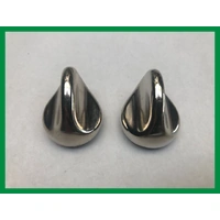 2 x Smeg Gas Cooktop Control Knobs for CIR576X, CIR576X-5 and Compatible Models