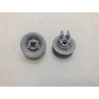 2 x Bosch Dishwasher Upper Top Basket Rack Wheel SMS40M12AU/86 SMS40M12AU/93
