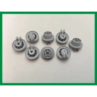 8 x Bosch Dishwasher Lower Basket Rack Wheels – Fits SMS63M18AU Series