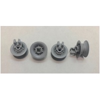 4 x Bosch Dishwasher Upper Top Basket Rack Wheel SMS50E52AU/01 SMS50E52AU/50