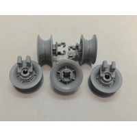 5 x Bosch Dishwasher Upper Top Basket Rack Wheel SMS50E32AU/45 SMS50E32AU/46
