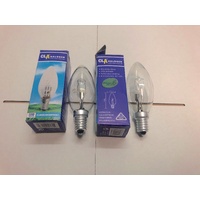 2 x Blanco Rangehood Lamp Light Bulb Globe BWCE6X BWCE9X