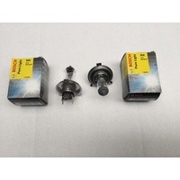 2 x Bosch Car Headlight Hi/Lo Halogen Lamp Light Bulb Globe H4 12V 60/55W