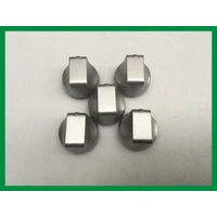 5 x Chef 935 Gas Cooktop Silver Control Knobs – Genuine Replacement, Silver, GHC935S 943253558