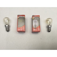 2 x LG Fridge Lamp Light Bulb Globe GN-346FS (GN-B392YSCA.AAVRGAP)