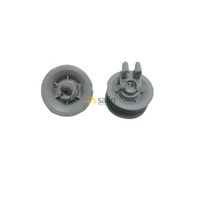 2 x Bosch Dishwasher Upper Top Basket Rack Wheel SMI50E25AU/01 SMI50E25AU/21