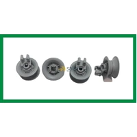 4 x Bosch Dishwasher Upper Basket Rack Wheels – Fits SMS40M12AU/80, /85, /86, /93