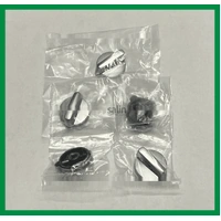 5 x Westinghouse 600mm Gas Cooktop Silver Knobs GHP16S 943253580 Genuine Replacement