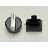 2 x Genuine Bosch Gas Cooktop Control Knob PPH6A6B20R/01 PPH6A6B20R/26