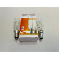 2 x Westinghouse Fridge Lamp Light Bulb Globe WSE6070WB WSE6070WB*06