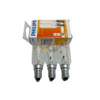 3 x Electrolux FRIDGE SECTION Lamp Light Bulb Globe ETM4200SC ETM4407SC