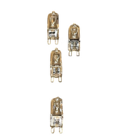 4 x 40W Smeg 600mm Oven Halogen Lamp Light Bulb Globe SFA106B SFA106N SFA106S