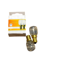 2 x Smeg Oven Lamp Light Bulb Globe SA9066LPG SA9066XNG SA9066XS SA920MF