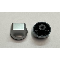 2 x Chef 607 Gas Cooktop Silver Control Knob GHS607S 943253696