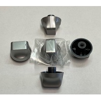 5 x Chef 605 Gas Cooktop Silver Control Knob GHS605S*50 94325356250
