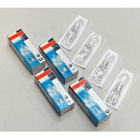 4 x Bosch Microwave Oven Halogen Lamp Light Bulb Globe HMT35M653B HMT35M653B/01