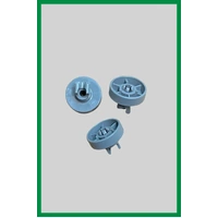 3 X SMEG DISHWASHER LOWER BOTTOM BASKET WHEEL DWAU214XO DWAU314X DWAU314X1