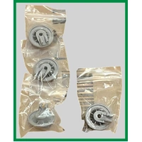 4 X BOSCH DISHWASHER LOWER BOTTOM BASKET RACK WHEEL SMS63M08AU/28 SMS63M08AU/32